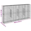 Gabione mit Deckel 400x50x200 cm Verzinktes Eisen Produktbild-Vorschau 6