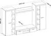 Wohnwand Rumba XL Weiß Produktbild-Vorschau 3