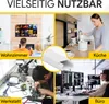 Kabelkanal aus hochwertigem PVC weiß Kabelleiste 2m - 5 Produktbild-Vorschau 6