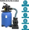 Pískový filtrační systém Wiltec 180W se 14l filtrační Náhled obrázku produktu 9