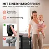 Aufrollbares Treppenschutzgitter schwarz - kindersicheres Produktbild-Vorschau 5