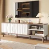 Merax TV-Schrank, LED-Fernsehschrank, Multimedia-TV-Konsole Produktbild-Vorschau 2