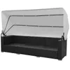The Living Store 7-tlg. Garten-Lounge-Set mit Sonnendach Produktbild-Vorschau 5