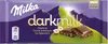 A Milka darkmilk chocolate bar with hazelnuts. Anteprima dell’immagine prodotto