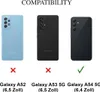 Three smartphones are shown with compatibility indicators. Produktbild-Vorschau