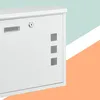 Relaxdays Briefkasten mit Sichtfenstern, HxBxT: 33 x 35 x Produktbild-Vorschau 9