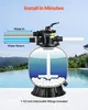SucceBuy Sandfilter 450 mm, 151 L/min Filtersystem, Produktbild-Vorschau 5