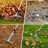 Metallener Gartenrechen, fächerförmig, für Laub und Gras, Produktbild-Vorschau 12