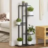 vidaXL Stojak na kwiaty 5-poziomowy 43x22x98 cm czarny Podgląd zdjęcia produktu 9