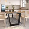 A dining table and chairs set in a modern kitchen. Produktbild-Vorschau