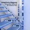 Several digital spirit levels are placed on metal stairs. Anteprima dell’immagine prodotto