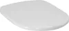 A white toilet seat lid is shown from a slightly elevated diagonal angle against a white background. Produktbild-Vorschau