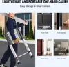 Collage of images showing a man carrying a ladder and various storage locations for the ladder. Náhľad obrázku produktu