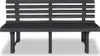 A dark gray garden bench is shown against a white background. Produktbild-Vorschau