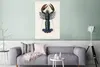 MuchoWow® Poster Krebs - Blau - Vintage 80x120 cm - Produktbild-Vorschau 5