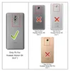 A collage showing a phone case and examples of phones it does and does not fit. Produktbild-Vorschau