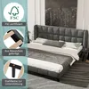 okwish Polsterbett 180*200 mit Lattenrost und Kopfteil, Produktbild-Vorschau 4