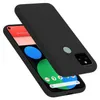 A black phone case is shown partially covering a smartphone. Náhled obrázku produktu