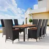 CASARIA® Gartenmöbel Set mit Tisch 8 Stühle inkl. 2 Produktbild-Vorschau 2