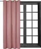 1 Stück Ösenschal Leinen Look Blickdicht 140 (B) x 245 (L) Produktbild-Vorschau 1
