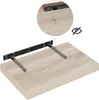 EUGAD 1x Wandregal Hängeregal, Holz Board, Sonoma Eiche, Produktbild-Vorschau 7