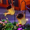 Solar Gartenlampe Gießkanne LED Gartenstecker Dekolicht Produktbild-Vorschau 6