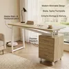 Grand bureau avec rangements, MDF, 3 tiroirs, 130 x 55 x 75 Voir les images du produit 3