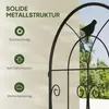 Outsunny Jeu de 2 treillis métalliques inoxydables Support Voir les images du produit 7