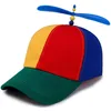 Propeller Mütze Bunte Helikopter Mütze Uni Produktbild-Vorschau 1