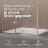 doporro Duschwanne Duschtasse 90x90x3cm aus Mineralguss in Produktbild-Vorschau 2