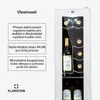 Klarstein vinotéka, 1 zóna, malá, 32 l, skleněné dveře, Náhled obrázku produktu 2