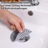 Duschabfluss Haarfänger 4er Set, Silikon Abflusssieb mit Produktbild-Vorschau 3