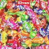 A pile of individually wrapped candies with various fruit flavors. Náhľad obrázku produktu