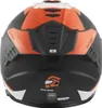 FC-Moto Hawk EVO-X Helm, schwarz matt/weiß/orange, XS Produktbild-Vorschau 5