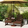 Outsunny 2-Sitzer Gartenbank Holz, wetterfest Sitzbank mit Produktbild-Vorschau 9