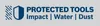 A logo and text indicating protected tools against impact, water, and dust. Náhľad obrázku produktu