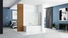 A modern bedroom and bathroom suite with a bathtub and a bed. Produktbild-Vorschau
