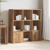 vidaXL Bibliothèque Artisan-Chêne 98x29x97,5 cm Matériau Voir les images du produit 10