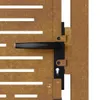 vidaXL Gartentor 105x155 cm Cortenstahl Quadratisches Produktbild-Vorschau 10
