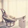 Pouf Relaxdays con vano portaoggetti, imbottito, pouf Anteprima dell’immagine prodotto 3
