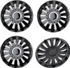 4x 15" Zoll Radkappen Schwarz Radzierblenden Radblenden Produktbild-Vorschau 2