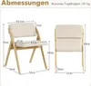 COSTWAY 2er Set Esszimmerstühle, klappbarer Küchenstuhl mit Produktbild-Vorschau 7