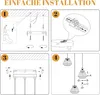 ZMH lampy wiszące boho lampa wisząca rattanowa lampa Podgląd zdjęcia produktu 8