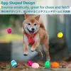 Quietschendes Spielzeug für Hunde, 6 PCS Rubber Bouncy Egg Produktbild-Vorschau 5