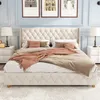 okwish Polsterbett Doppelbett 160×200cm mit Lattenrost und Produktbild-Vorschau 5