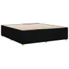 vidaXL Bettgestell ohne Matratze Schwarz 200x200 cm Stoff Produktbild-Vorschau 6