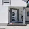 vchodové dveře vidaXL bílé 100x200 cm z hliníku a PVC Náhled obrázku produktu 2