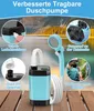 Douche de camping portable, [6000 mAh], indicateur de Voir les images du produit 6