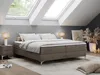 Boxspringbett ohne Kopfteil mit Bettkasten, Bett niedriges Produktbild-Vorschau 1