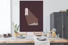 MuchoWow® Poster Mädchen - Vogel - Vintage 120x160 cm - Produktbild-Vorschau 3